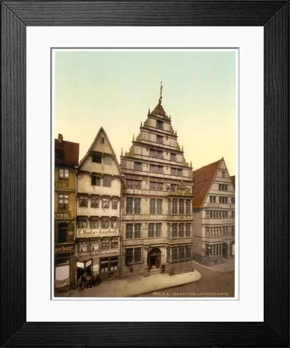 Framed Print : Leibnitz House, Hanover, Hanover, Germany Framed Print : Leibnitz House, Hanover, Hanover, Germany