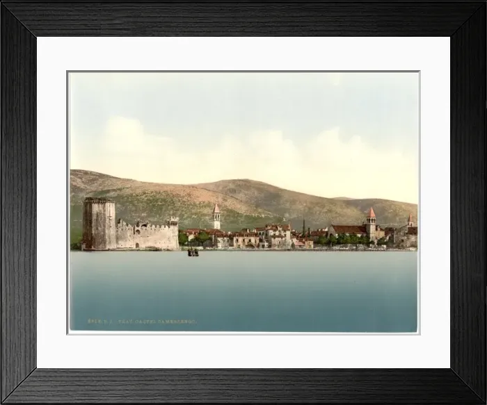 Framed Print : Trau, Camerlengo Castle, Dalmatia, Austro-Hungary Framed Print : Trau, Camerlengo Castle, Dalmatia, Austro-Hungary