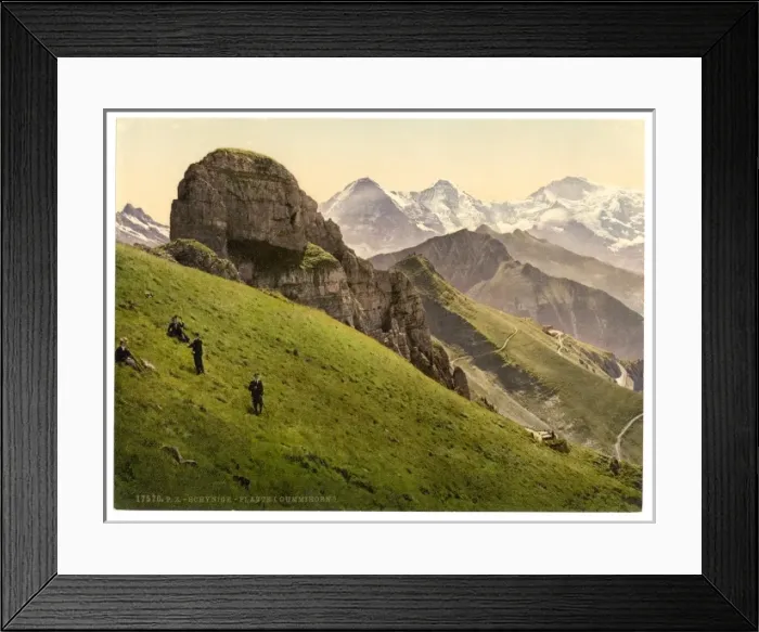 Framed Print : Schynige Platte, Gummihorn, Eiger, Monch and Jungfrau, Berne Framed Print : Schynige Platte, Gummihorn, Eiger, Monch and Jungfrau, Berne