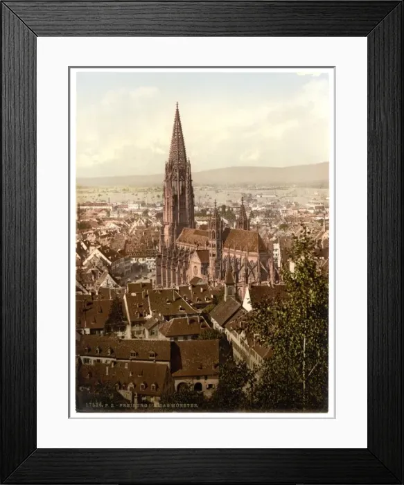 Framed Print : The Munster, Freiburg, Baden, Germany Framed Print : The Munster, Freiburg, Baden, Germany