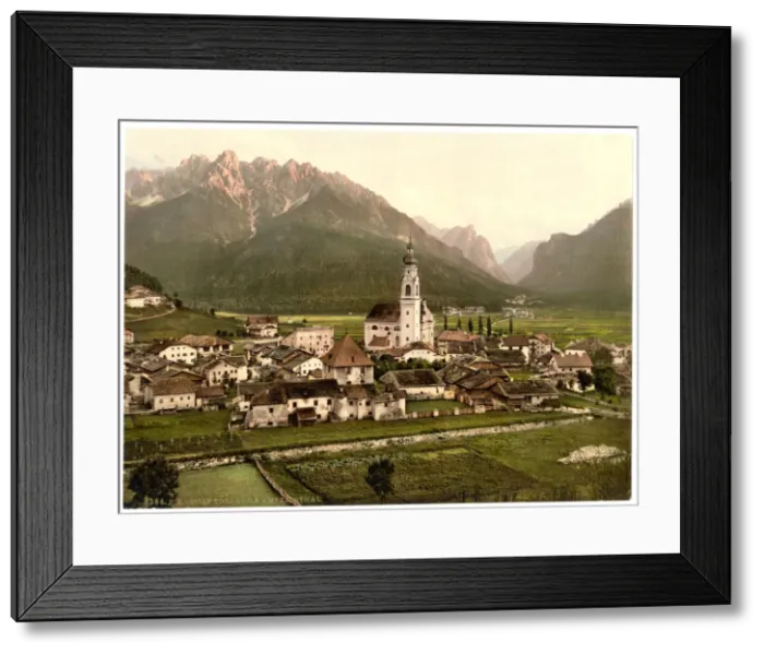 Framed Print : Toblach and Val Ampezzo, Tyrol, Austro-Hungary Framed Print : Toblach and Val Ampezzo, Tyrol, Austro-Hungary