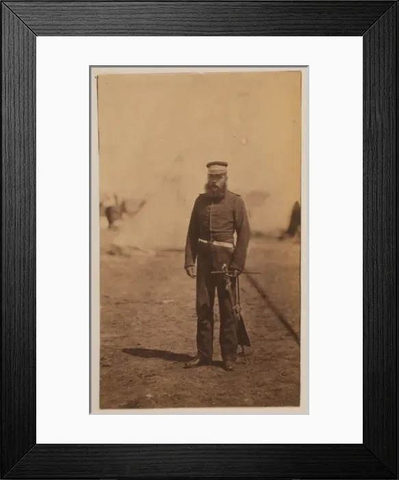 Framed Print : Major Pipon, Royal Artillery Framed Print : Major Pipon, Royal Artillery