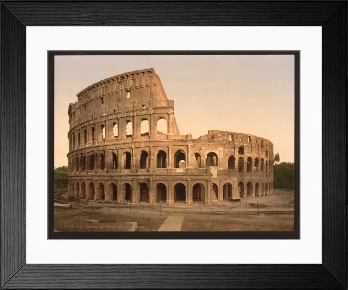 Framed Print : Exterior of the Coliseum, Rome, Italy Framed Print : Exterior of the Coliseum, Rome, Italy