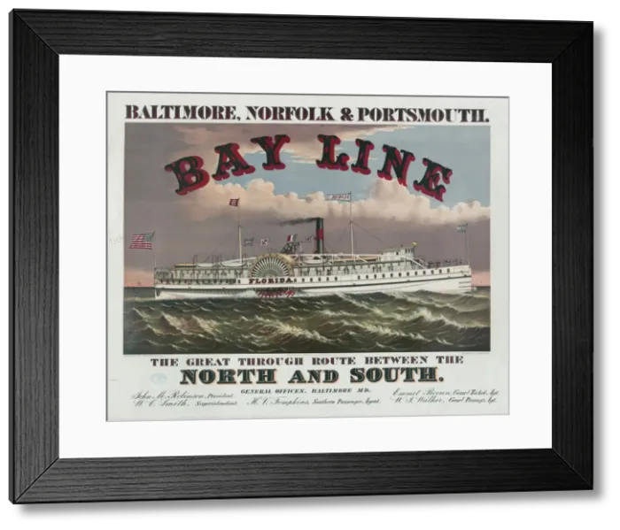 Framed Print : The great through route between the north and south - Bay Li Framed Print : The great through route between the north and south - Bay Li