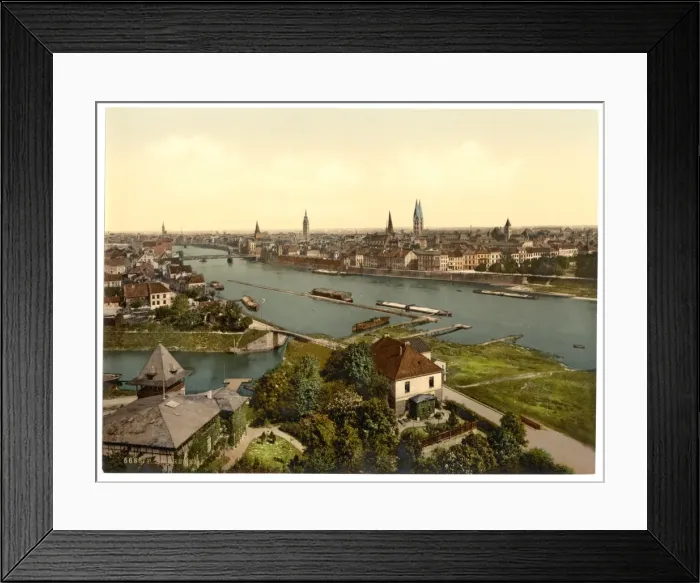Framed Print : General view, Bremen, Germany Framed Print : General view, Bremen, Germany