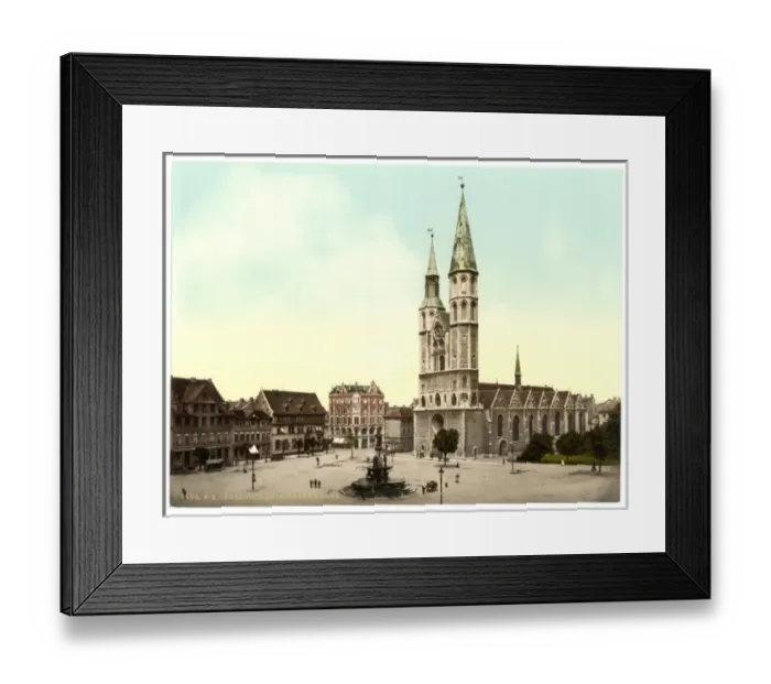 Framed Print : Hagenmarkt, Brunswick (i. e. Braunschweig), Germany Framed Print : Hagenmarkt, Brunswick (i. e. Braunschweig), Germany