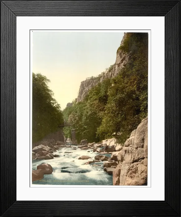 Framed Print : Devils Bridge, Bodethal, Germany Framed Print : Devils Bridge, Bodethal, Germany