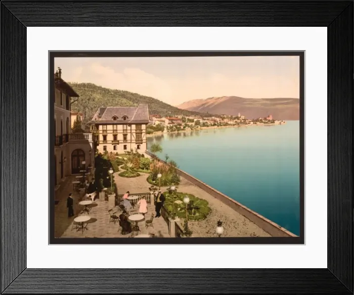 Framed Print : View from the Hotel Fasano, Fasano, Lake Garda, Italy Framed Print : View from the Hotel Fasano, Fasano, Lake Garda, Italy