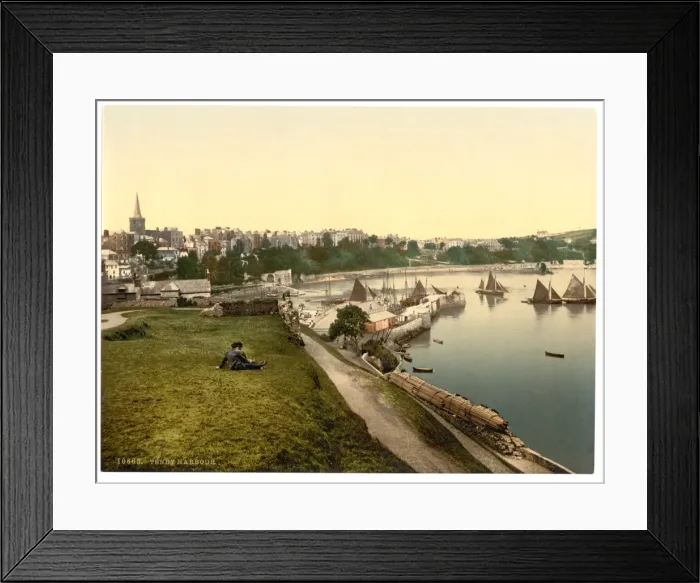 Framed Print : Harbor, Tenby, Wales Framed Print : Harbor, Tenby, Wales