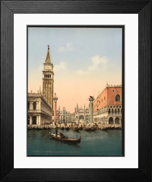 Framed Print : St. Marks Place with campanile, Venice, Italy Framed Print : St. Marks Place with campanile, Venice, Italy