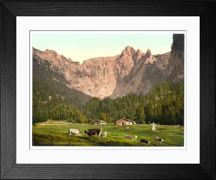 Framed Print : Scharitzkehl-Alp, Upper Bavaria, Germany Framed Print : Scharitzkehl-Alp, Upper Bavaria, Germany