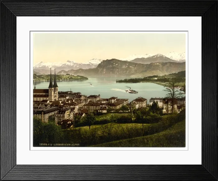 Framed Print : The Alps, Lucerne, Switzerland Framed Print : The Alps, Lucerne, Switzerland
