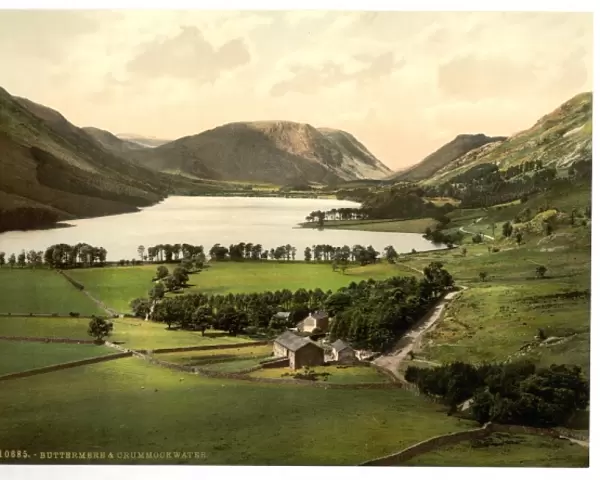 Buttermere and Crummock Water, Lake District, England