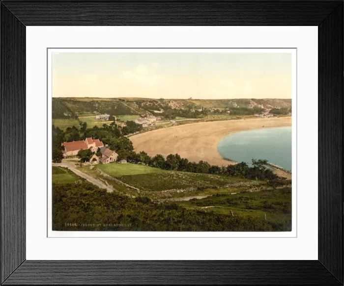 Framed Print : Jersey, Saint Brelades Bay, Channel Island, England Framed Print : Jersey, Saint Brelades Bay, Channel Island, England