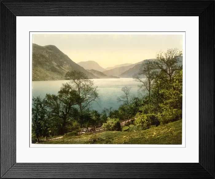 Framed Print : Ullswater, from Gowbarrow Park, Lake District, England Framed Print : Ullswater, from Gowbarrow Park, Lake District, England
