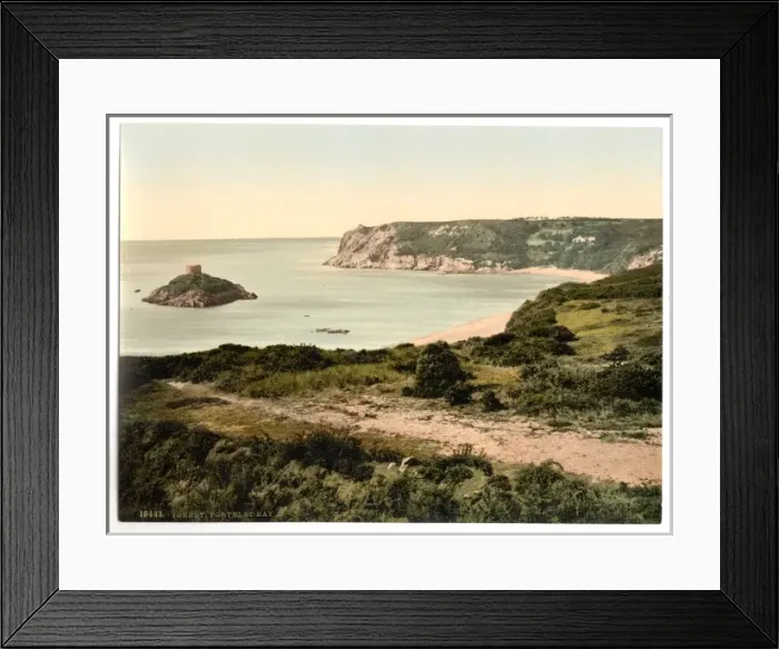 Framed Print : Jersey, Portelet Bay, II, Channel Islands, England Framed Print : Jersey, Portelet Bay, II, Channel Islands, England