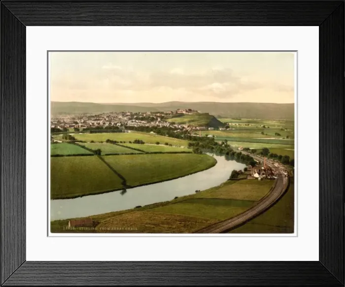 Framed Print : Stirling, from Abbey Craig, Scotland Framed Print : Stirling, from Abbey Craig, Scotland
