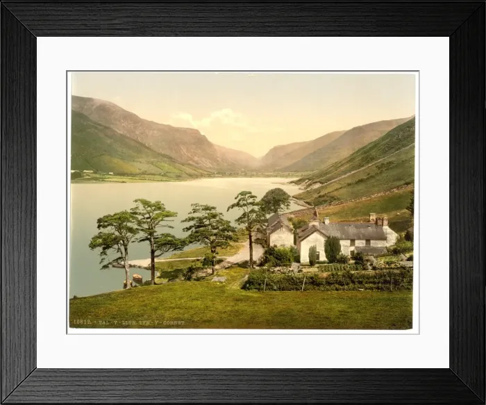 Framed Print : Tal-y-Llyn, Tyn-y-Cornet, Dolgelly (i. e. Dolgellau), Wales Framed Print : Tal-y-Llyn, Tyn-y-Cornet, Dolgelly (i. e. Dolgellau), Wales