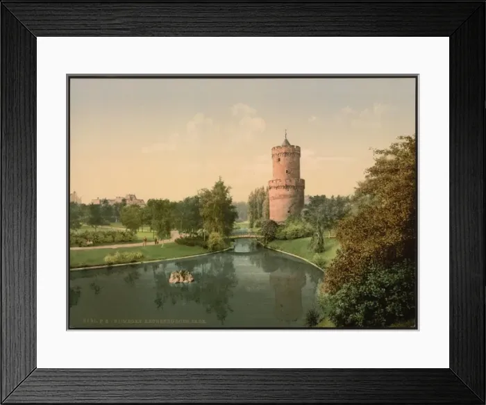 Framed Print : The Kronenbourg Park, Nymegen (i. e. Kronenburg Park, Nijmege