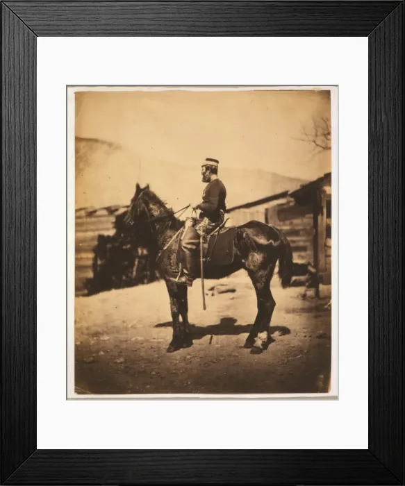 Framed Print : Quartermaster Hill, 4th Light Dragoons, the horse taken imme Framed Print : Quartermaster Hill, 4th Light Dragoons, the horse taken imme