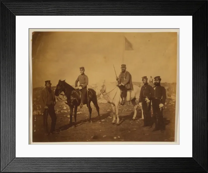 Framed Print : Major Tinley, & officers of the 39th regiment Framed Print : Major Tinley, & officers of the 39th regiment