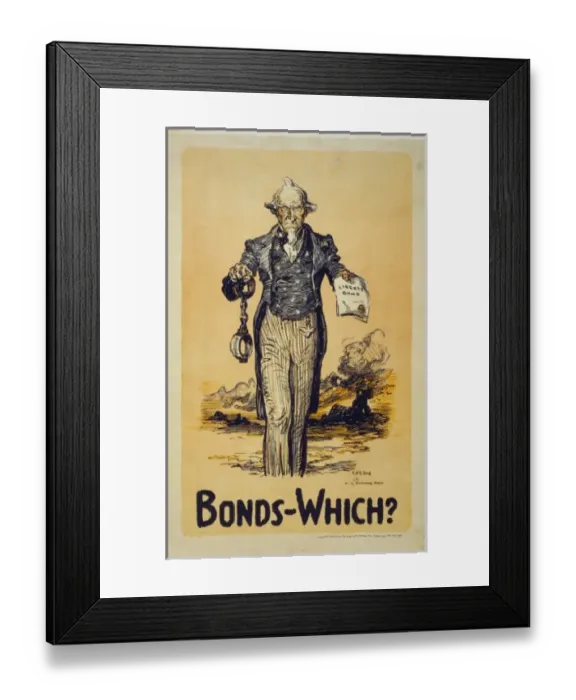 Framed Print : Bonds - which? Framed Print : Bonds - which?