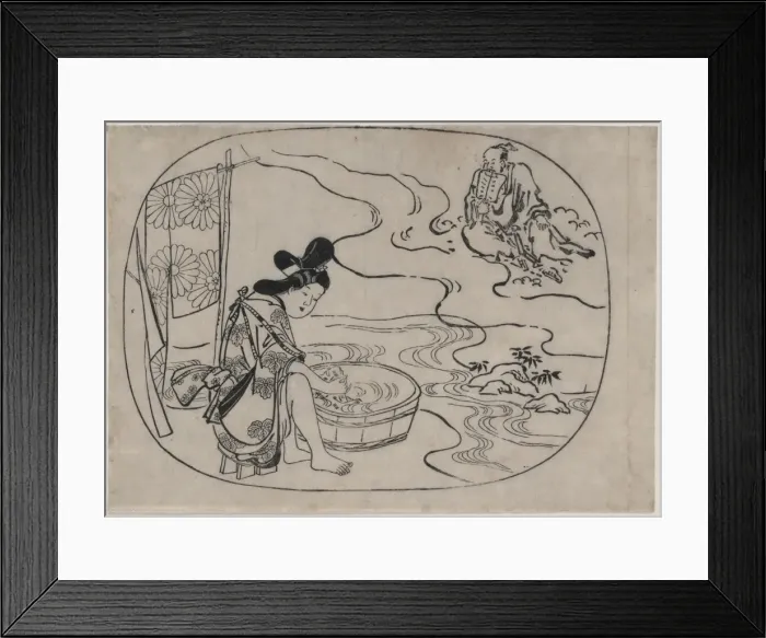 Framed Print : The Daoist sage Kume (Jiumi xianren) Framed Print : The Daoist sage Kume (Jiumi xianren)