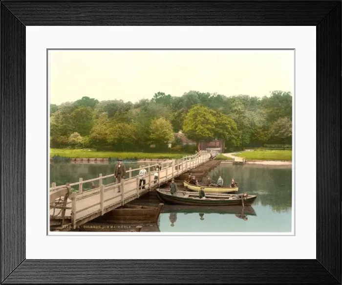 Framed Print : The Maikuhle, Colberg, Pommeraina, Germany (i. e, Kolobrzeg Framed Print : The Maikuhle, Colberg, Pommeraina, Germany (i. e, Kolobrzeg