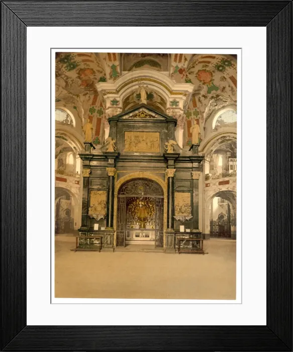 Framed Print : Einsiedeln, the chapel (interior), Lake Lucerne, Switzerland Framed Print : Einsiedeln, the chapel (interior), Lake Lucerne, Switzerland