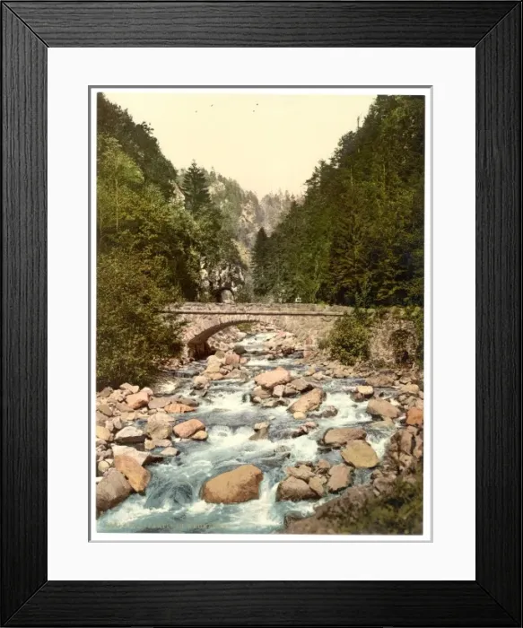 Framed Print : A View in the valley, Wehrathal, Black Forest, Baden, German Framed Print : A View in the valley, Wehrathal, Black Forest, Baden, German