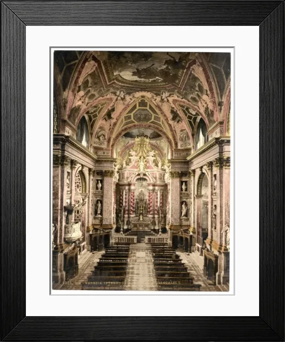 Framed Print : Interior Scalzi, Venice, Italy Framed Print : Interior Scalzi, Venice, Italy