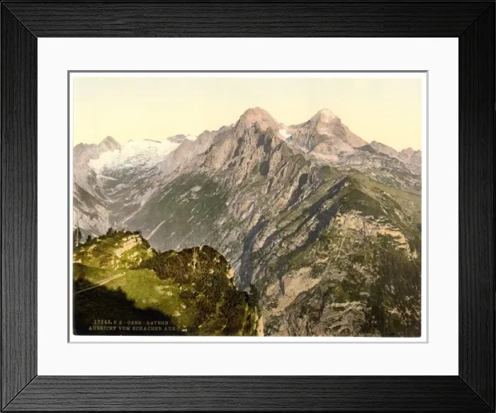 Framed Print : View from Schachen, Upper Bavaria, Germany Framed Print : View from Schachen, Upper Bavaria, Germany