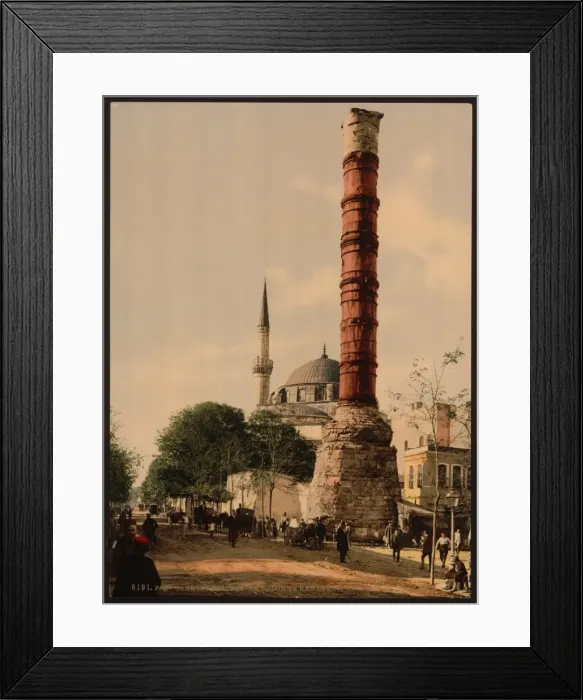 Framed Print : The burnt column, Constantinople, Turkey Framed Print : The burnt column, Constantinople, Turkey
