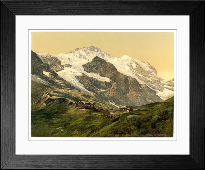 Framed Print : Scheidegg, Hotel Jungfrau, Bernese Oberland, Switzerland Framed Print : Scheidegg, Hotel Jungfrau, Bernese Oberland, Switzerland