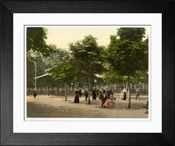 Framed Print : Rakoczy, Bad Kissengen (i. e. Bad Kissingen), Bavaria, German Framed Print : Rakoczy, Bad Kissengen (i. e. Bad Kissingen), Bavaria, German