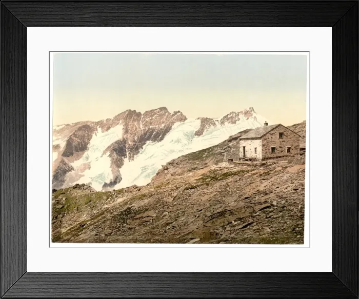 Framed Print : Deffreggerhutte, Tyrol, Austro-Hungary Framed Print : Deffreggerhutte, Tyrol, Austro-Hungary