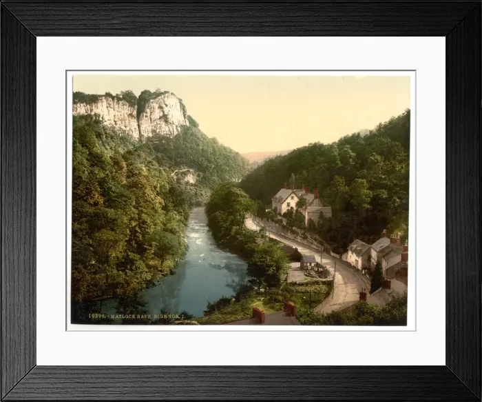 Framed Print : Matlock High Tor, I. Derbyshire, England Framed Print : Matlock High Tor, I. Derbyshire, England