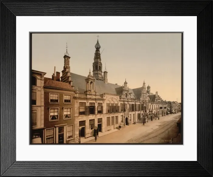 Framed Print : The town hall, Leyden, (i. e. Leiden) Holland Framed Print : The town hall, Leyden, (i. e. Leiden) Holland