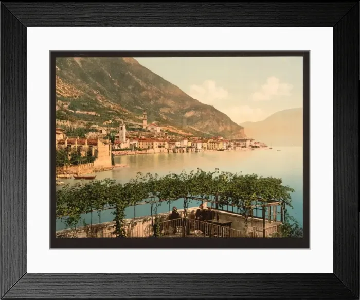 Framed Print : General view, Gargnano, Lake Garda, Italy Framed Print : General view, Gargnano, Lake Garda, Italy