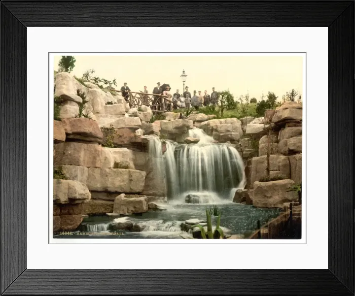 Framed Print : The waterfall, Ramsgate, England Framed Print : The waterfall, Ramsgate, England