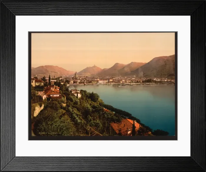 Framed Print : Como, general view, Lake Como, Italy Framed Print : Como, general view, Lake Como, Italy