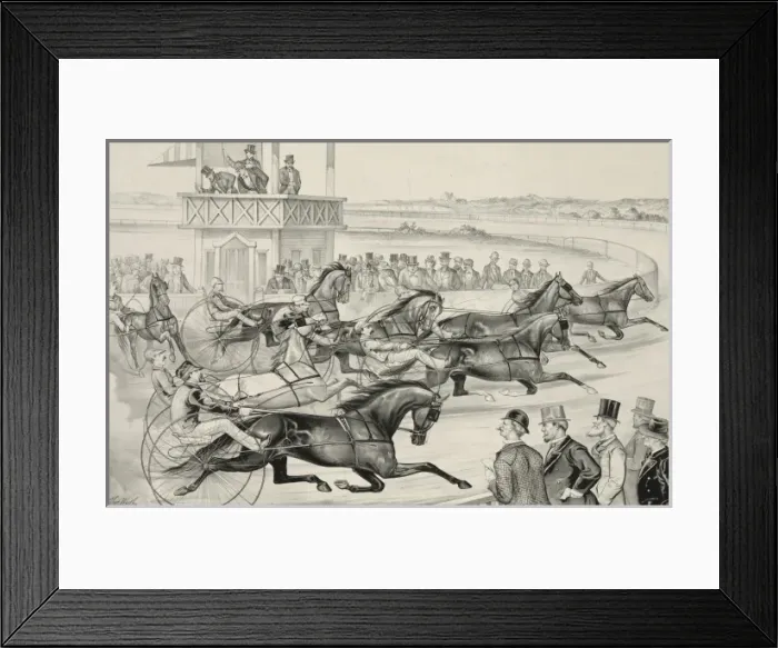Framed Print : Scoring or the first heat: ringing them back Framed Print : Scoring or the first heat: ringing them back