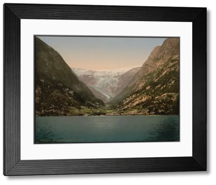 Framed Print : Buerbrae (i. e. Buarbreen) Glacier, Odde (i. e. Odda), Harda Framed Print : Buerbrae (i. e. Buarbreen) Glacier, Odde (i. e. Odda), Harda