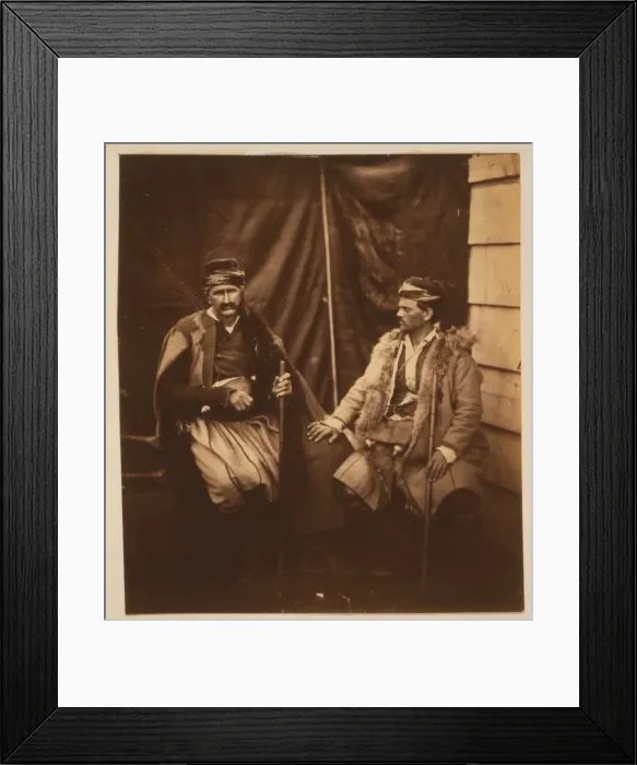 Framed Print : Discussion between two Croats Framed Print : Discussion between two Croats