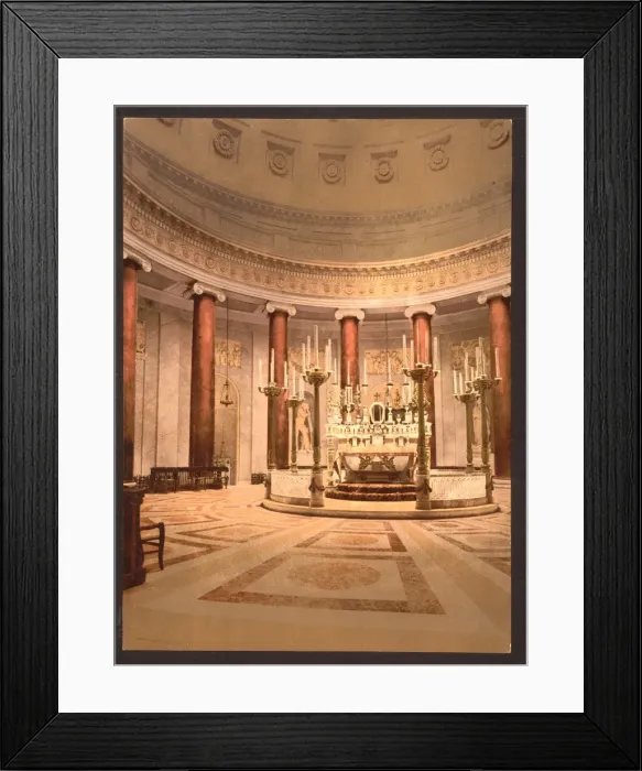Framed Print : Interior of the Campo Santo, Genoa, Italy Framed Print : Interior of the Campo Santo, Genoa, Italy
