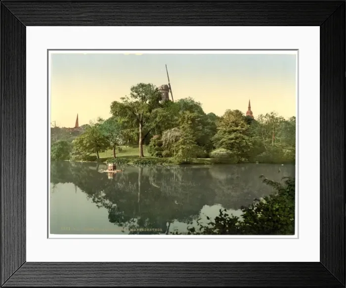 Framed Print : Near the Heedenthor, Bremen, Germany Framed Print : Near the Heedenthor, Bremen, Germany