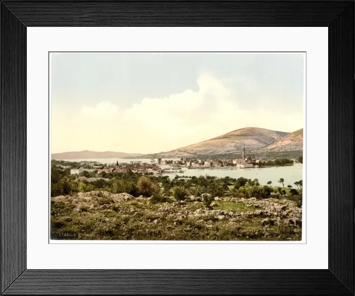Framed Print : Trau, general view, Dalmatia, Austro-Hungary Framed Print : Trau, general view, Dalmatia, Austro-Hungary