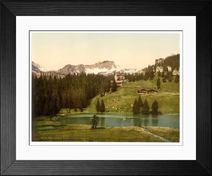 Framed Print : Arosa, general view, Grisons, Switzerland Framed Print : Arosa, general view, Grisons, Switzerland