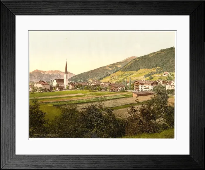 Framed Print : Mieders, general view, Tyrol, Austro-Hungary Framed Print : Mieders, general view, Tyrol, Austro-Hungary