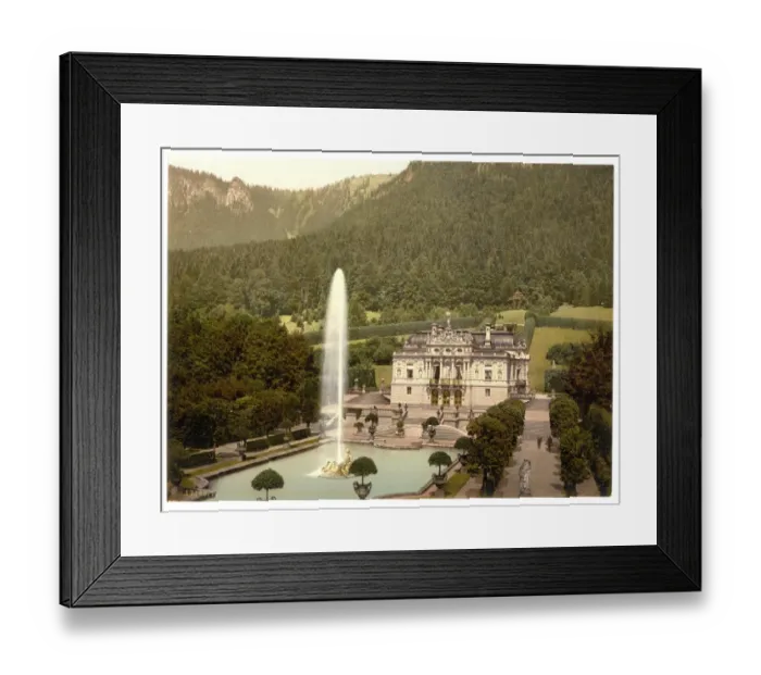 Framed Print : Linderhof Castle, Upper Bavaria, Germany Framed Print : Linderhof Castle, Upper Bavaria, Germany